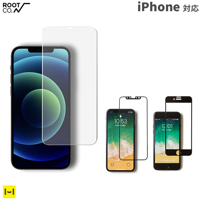 ROOT CO. GRAVITY Tempered Glass Film (アウトドア 登山 ガラスフィルム)【iPhone 15/15 Pro/15 Plus/15 Pro Max/14/14 Pro/14 Plus/14 Pro Max/13 mini/13 Pro Max/12/12 Pro/12 Pro Max/11 Pro/11 Pro Max/XS/X/SE(第3/第2世代)専用】