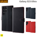 [Galaxy S23 Ultra専用]ray-out レイ・アウト 手帳型ケース シンプル マグネット