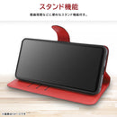 [AQUOS R8専用]ray-out レイ・アウト 手帳型ケース シンプル マグネット(レッド)