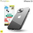 [iPhone 15専用]Simplism シンプリズム [Turtle]ハイブリッドケース(クリア)