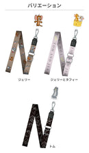 [各種スマートフォン対応]Premium Style ワーナーブラザース ストラップホルダー付きショルダーストラップ(トムとジェリー)