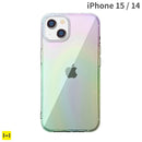 [iPhone 15/14専用]Premium Style TPUソフトケース(オーロラ)