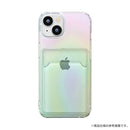 [iPhone 15/15 Pro/14専用]Premium Style ポケット付 TPUケース(オーロラ)