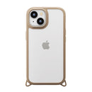 [iPhone 15 Plus/15 Pro Max/14 Plus専用]Premium Style カスタマイズストラップホール クリアタフケース