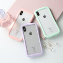 [iPhone XS/X/XR/8/7/SE(第2世代) ケース]iFace Reflection Pastel 強化ガラス クリア iPhoneケース【パステル 透明 インナーシート カスタマイズ かわいい】【保証付き】【正規通販】