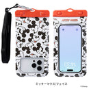 [各種スマートフォン対応]ディズニーキャラクター/DIVAID フローティング防水ケース ワイドサイズ ショルダーストラップ
