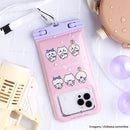 ちいかわ/DIVAID 防水スマホケース (お風呂 海 プールに浮く) ショルダーストラップ付き【各種スマートフォン対応】