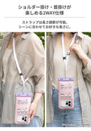 ちいかわ/DIVAID 防水スマホケース (お風呂 海 プールに浮く) ショルダーストラップ付き【各種スマートフォン対応】