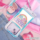 [各種スマートフォン対応]ケアベア/DIVAID フローティング防水ケース ワイドサイズ ショルダーストラップ(オーロラ)