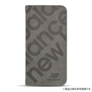 [iPhone 15/15 Pro/15 Pro Max/14/13専用]New Balance/ニューバランス スエード手帳型ケース スタンプロゴ