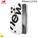 [iPhone 15 Pro専用]New Balance/ニューバランス クリアケース(new/ブラック)