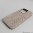 [iPhone 15 Pro専用]New Balance/ニューバランス カード収納付きケース(モノグラム/グレージュ)