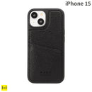 [iPhone 15専用]nano universe ナノユニバース カードポケット付レザーケース