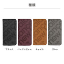 [iPhone 15/15 Pro/15 Pro Max/14/13専用]New Balance/ニューバランス スエード手帳型ケース スタンプロゴ