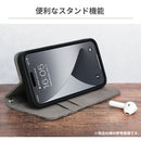 [iPhone 15/15 Pro/15 Pro Max/14/13専用]New Balance/ニューバランス スエード手帳型ケース スタンプロゴ