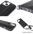 [iPhone 15 Pro専用]nano universe ナノユニバース ジップポケット付きケース(グレー)