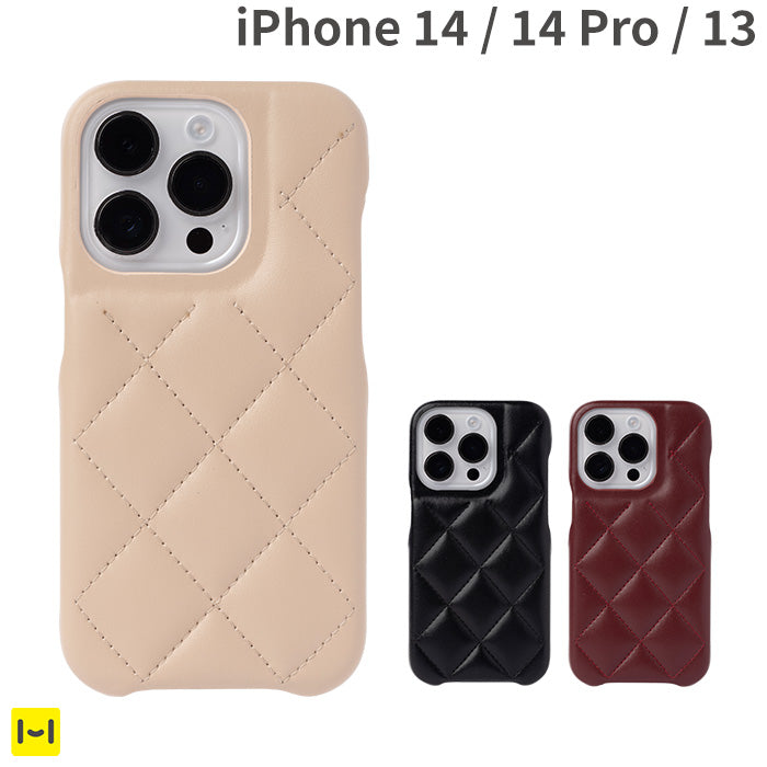 キルティングケース【iPhone 14/14 Pro/13専用】
