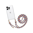 【新】[iPhone 14/13専用]ULTRA FINE 4つ角ストラップホール付クリアケース ショルダーストラップ付き(ルビーレッド)｜スマホケース・スマホカバー・iPhoneケース通販のHamee