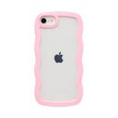 [iPhone 15/15 Pro/14/14 Pro/13/13 Pro/12/12 Pro/SE(第3/第2世代)/8/7専用]ULTRA FINE Wavy Frame iPhoneケース