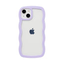 [iPhone 15/15 Pro/14/14 Pro/13/13 Pro/12/12 Pro/SE(第3/第2世代)/8/7専用]ULTRA FINE Wavy Frame iPhoneケース