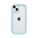[iPhone 15/15 Pro/14/14 Pro/13/13 Pro/12/12 Pro/SE(第3/第2世代)/8/7専用]ULTRA FINE Wavy Frame iPhoneケース