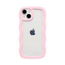 [iPhone 15/15 Pro/14/14 Pro/13/13 Pro/12/12 Pro/SE(第3/第2世代)/8/7専用]ULTRA FINE Wavy Frame iPhoneケース