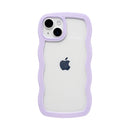 [iPhone 15/15 Pro/14/14 Pro/13/13 Pro/12/12 Pro/SE(第3/第2世代)/8/7専用]ULTRA FINE Wavy Frame iPhoneケース