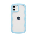 [iPhone 15/15 Pro/14/14 Pro/13/13 Pro/12/12 Pro/SE(第3/第2世代)/8/7専用]ULTRA FINE Wavy Frame iPhoneケース