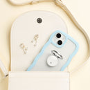 [iPhone 15/15 Pro/14/14 Pro/13/13 Pro/12/12 Pro/SE(第3/第2世代)/8/7専用]ULTRA FINE Wavy Frame iPhoneケース