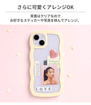[iPhone 15/15 Pro/14/14 Pro/13/13 Pro/12/12 Pro/SE(第3/第2世代)/8/7専用]ULTRA FINE Wavy Frame iPhoneケース