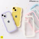[iPhone 15/15 Pro/14/14 Pro/13/13 Pro/12/12 Pro/SE(第3/第2世代)/8/7専用]ULTRA FINE Wavy Frame iPhoneケース