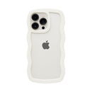 [iPhone 15/15 Pro/14/14 Pro/13/13 Pro/12/12 Pro/SE(第3/第2世代)/8/7専用]ULTRA FINE Wavy Frame iPhoneケース