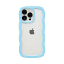 [iPhone 15/15 Pro/14/14 Pro/13/13 Pro/12/12 Pro/SE(第3/第2世代)/8/7専用]ULTRA FINE Wavy Frame iPhoneケース