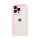 [iPhone 15/15 Pro/14/14 Pro/13/13 Pro/12/12 Pro/SE(第3/第2世代)/8/7専用]ULTRA FINE Wavy Frame iPhoneケース