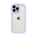 [iPhone 15/15 Pro/14/14 Pro/13/13 Pro/12/12 Pro/SE(第3/第2世代)/8/7専用]ULTRA FINE Wavy Frame iPhoneケース