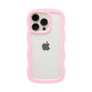 [iPhone 15/15 Pro/14/14 Pro/13/13 Pro/12/12 Pro/SE(第3/第2世代)/8/7専用]ULTRA FINE Wavy Frame iPhoneケース