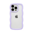 [iPhone 15/15 Pro/14/14 Pro/13/13 Pro/12/12 Pro/SE(第3/第2世代)/8/7専用]ULTRA FINE Wavy Frame iPhoneケース