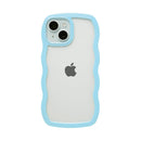 [iPhone 15/15 Pro/14/14 Pro/13/13 Pro/12/12 Pro/SE(第3/第2世代)/8/7専用]ULTRA FINE Wavy Frame iPhoneケース