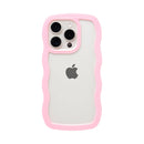 [iPhone 15/15 Pro/14/14 Pro/13/13 Pro/12/12 Pro/SE(第3/第2世代)/8/7専用]ULTRA FINE Wavy Frame iPhoneケース
