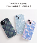 [iPhone 15/14/13専用]ULTRA FINE クリアキルティングケース