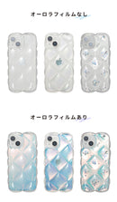 [iPhone 15/14/13専用]ULTRA FINE クリアキルティングケース