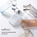 [iPhone 15/15Pro/14/14 Pro/13/13 Pro/13 mini/12/12 Pro/12 mini専用]salisty(サリスティ)クリアカラー耐衝撃ハードケース