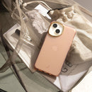 [iPhone 15/15Pro/14/14 Pro/13/13 Pro/13 mini/12/12 Pro/12 mini専用]salisty(サリスティ)クリアカラー耐衝撃ハードケース