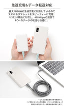 humor カラフルタイプCケーブル USB 2.0 CABLE TYPE-C to TYPE-C 1.0m