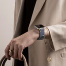 [Apple Watch Series 9/SE(第2/1世代)/8/7/6/5/4/3/2/1(38-41mm)専用]salisty noble レザーバンド