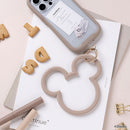 【各種スマートフォン対応】ディズニーキャラクター シリコンハンドストラップ(ミッキーアイコン)