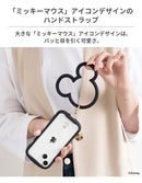 【各種スマートフォン対応】ディズニーキャラクター シリコンハンドストラップ(ミッキーアイコン)