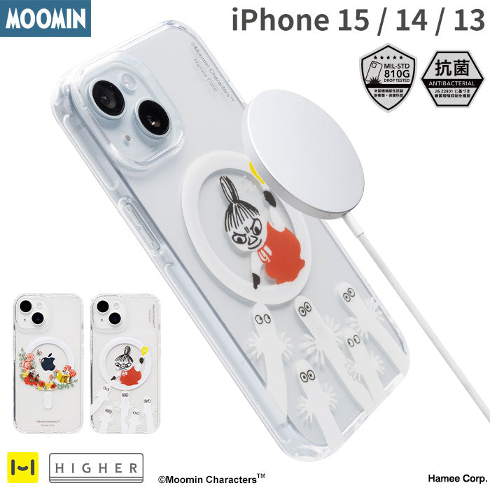 [iPhone 15/14/13専用] ムーミン HIGHER MagSafe対応 ハイブリッドケース