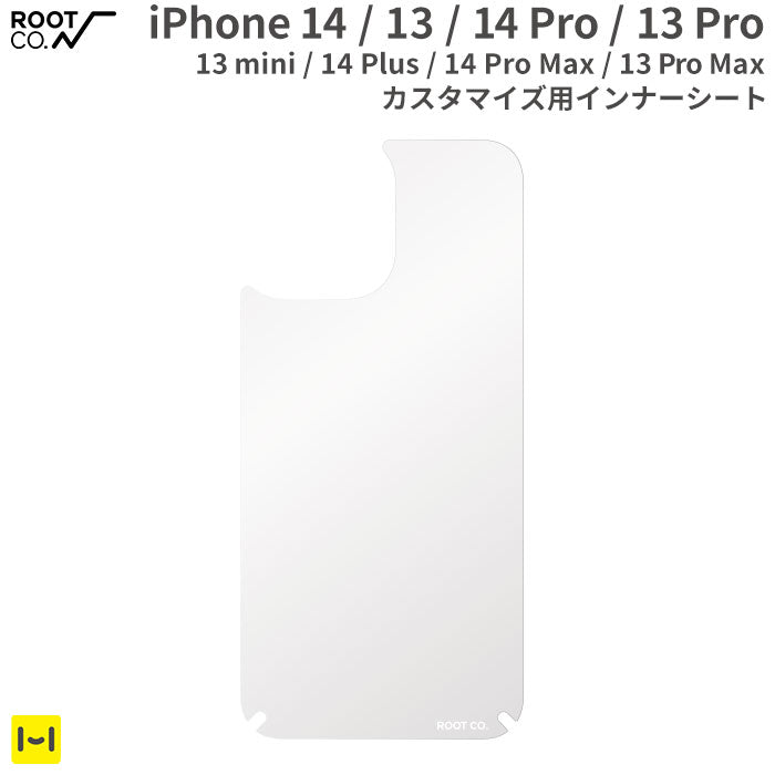 【iPhone 15/14/14 Pro/14 Plus/14 Pro Max/13/13 mini/13 Pro専用】ROOT CO. PLAY INNER SHEET(クリア)