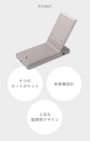 [iPhone 8/7/6s/6/SE(第2世代)専用]salisty(サリスティ)キャッシュレス ケース [オフホワイト]